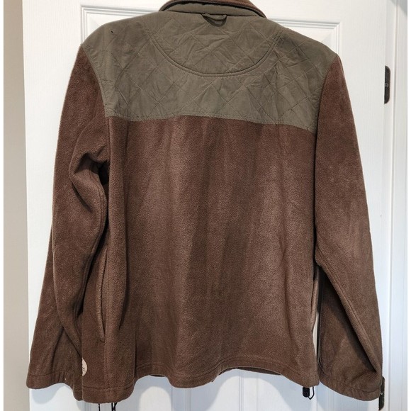 Bear Creek Outfitters Men’s Zip‎ Up Heavy Fleece Jacket Brown Size L Large READ - Picture 5 of 9